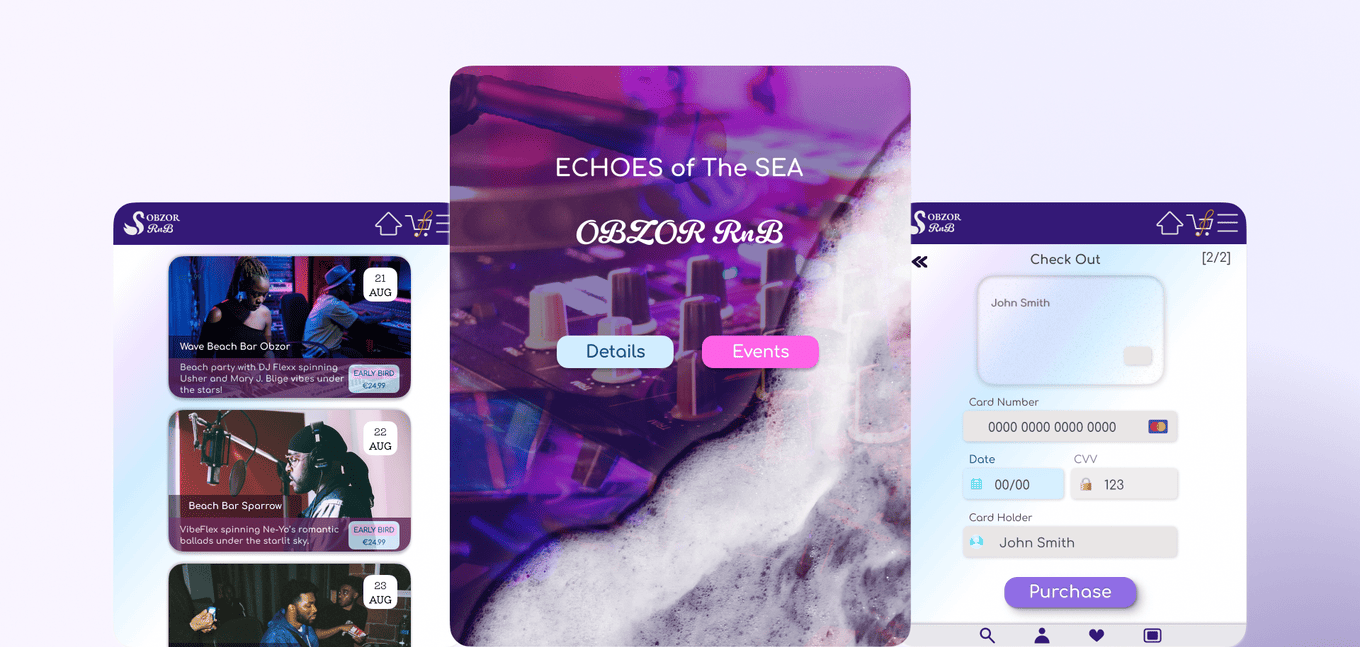 Showcase events project