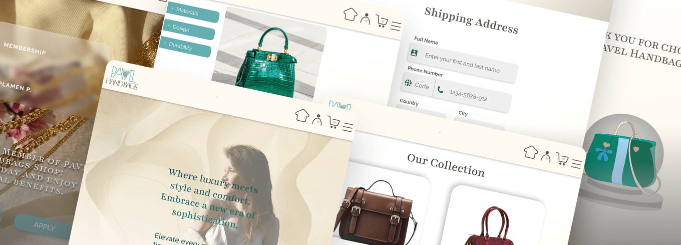 Showcase handbags project
