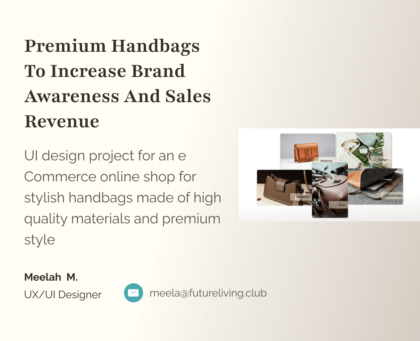 Showcase handbags project