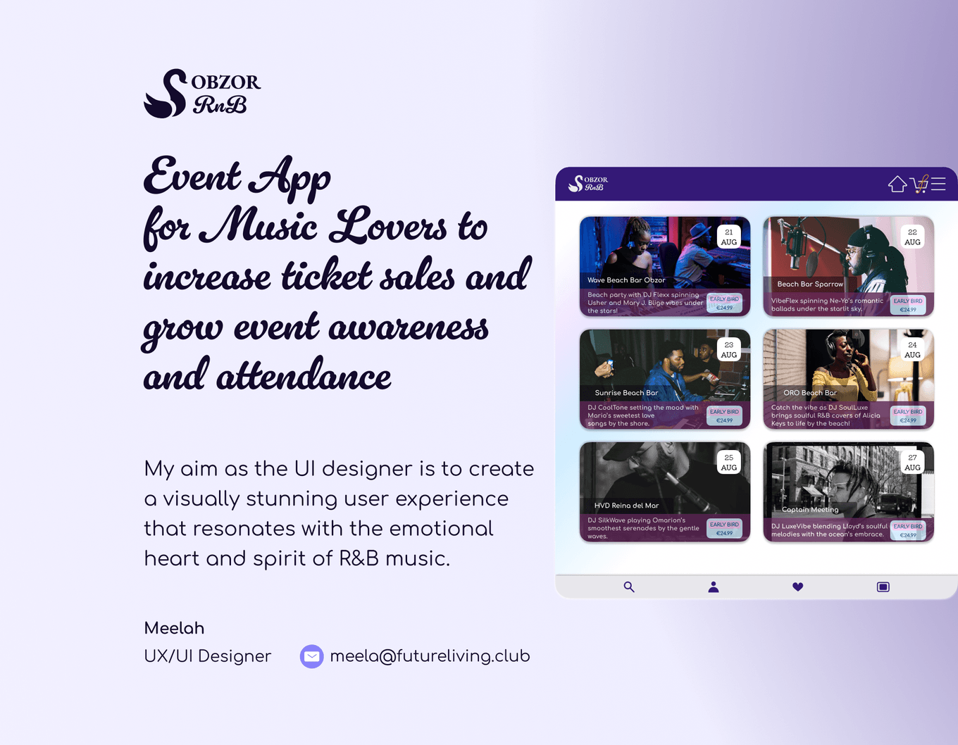 Showcase events project