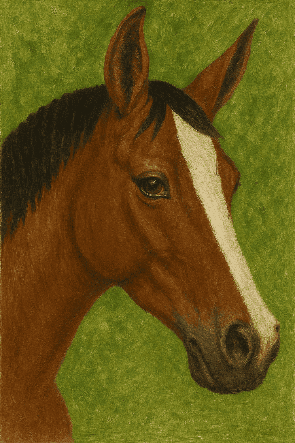 Noble Companion: Classical Equestrian Portrait