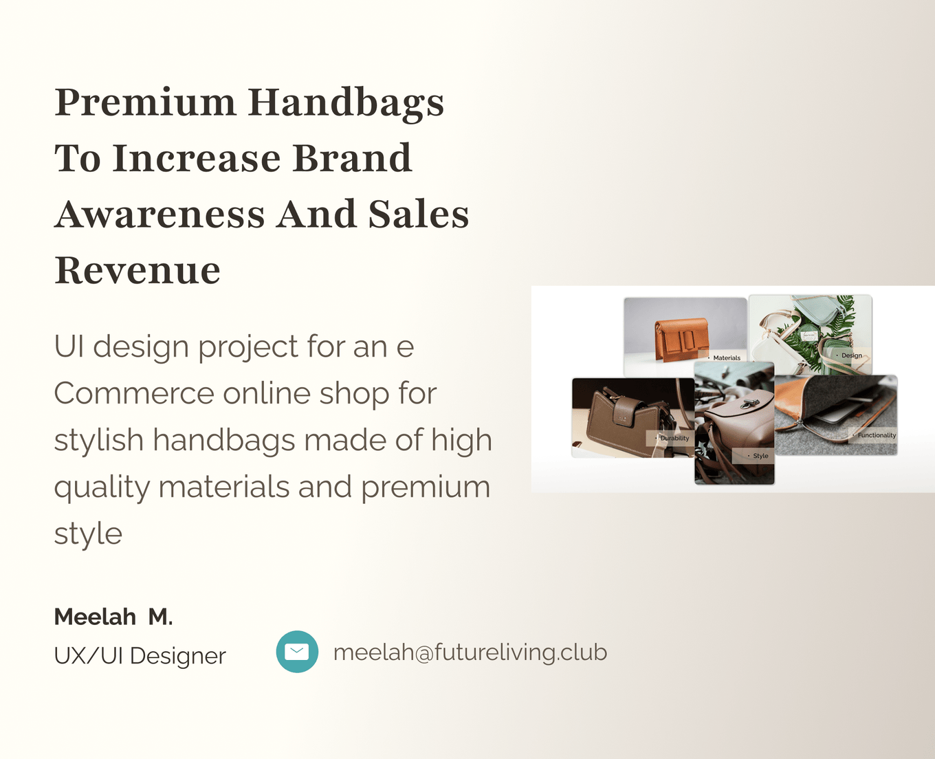Showcase handbags project