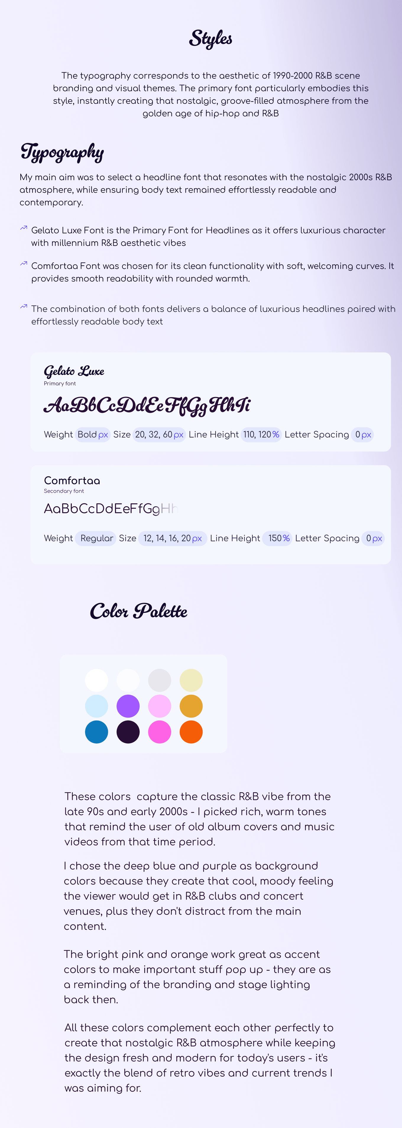 Showcase events project